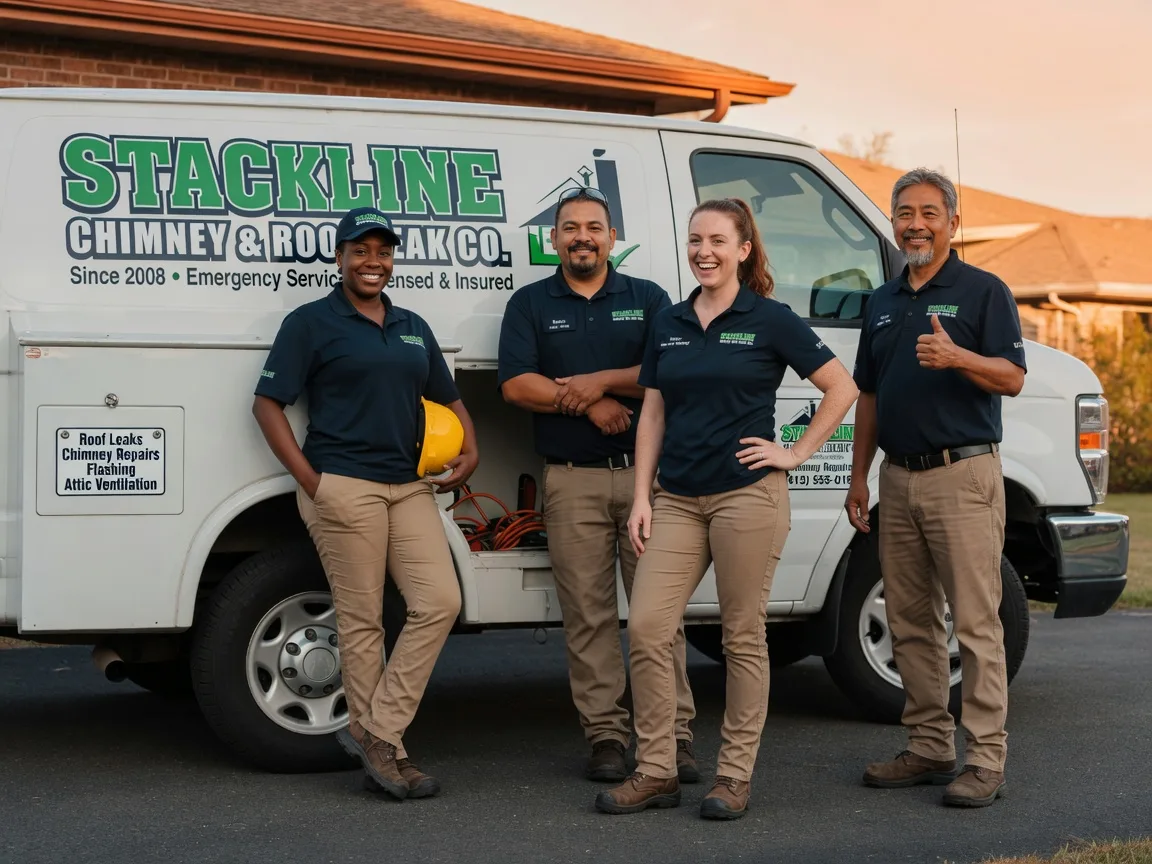 Chimney flashing repair company in Leakey, TX